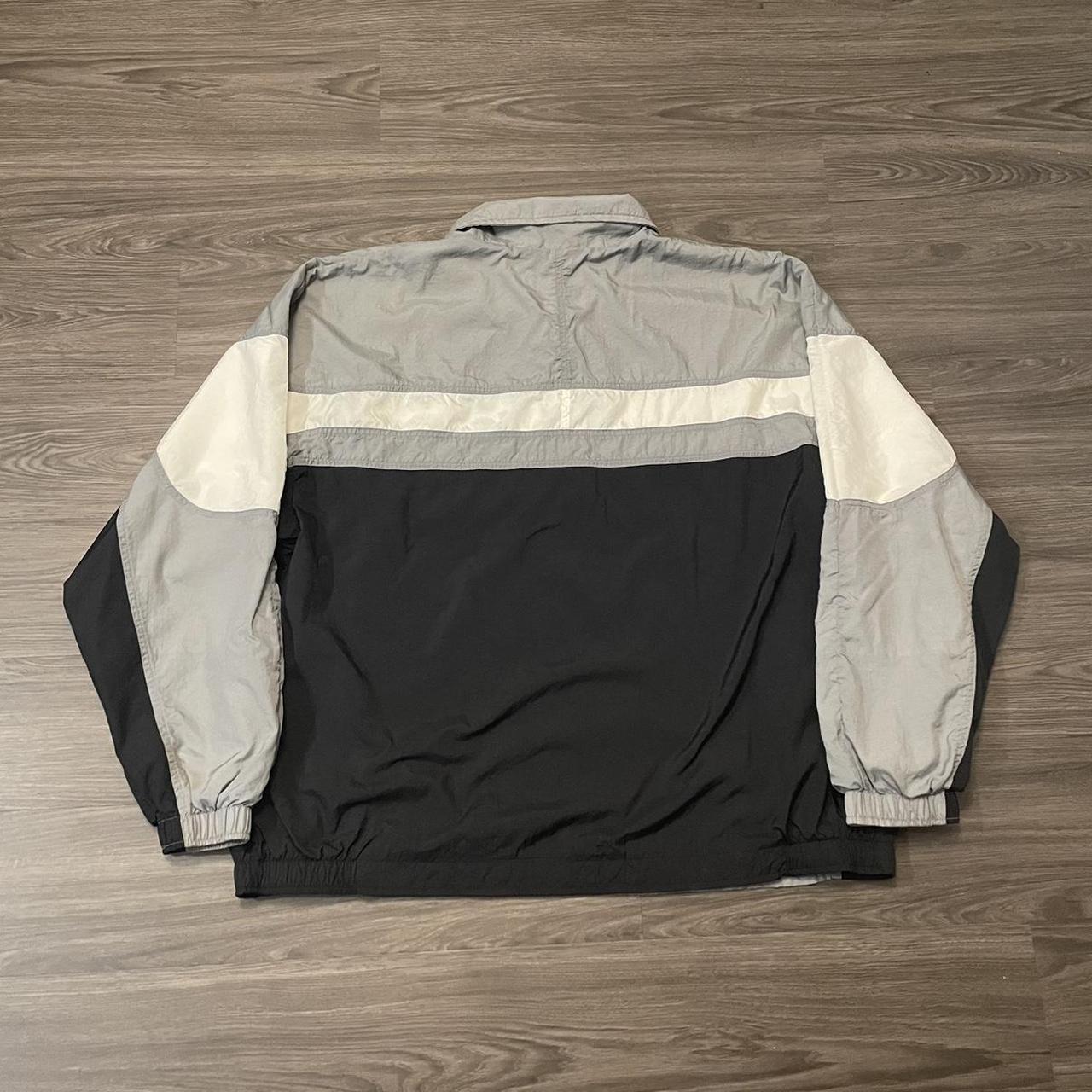 Nike Men's Black and Silver Jacket | Depop