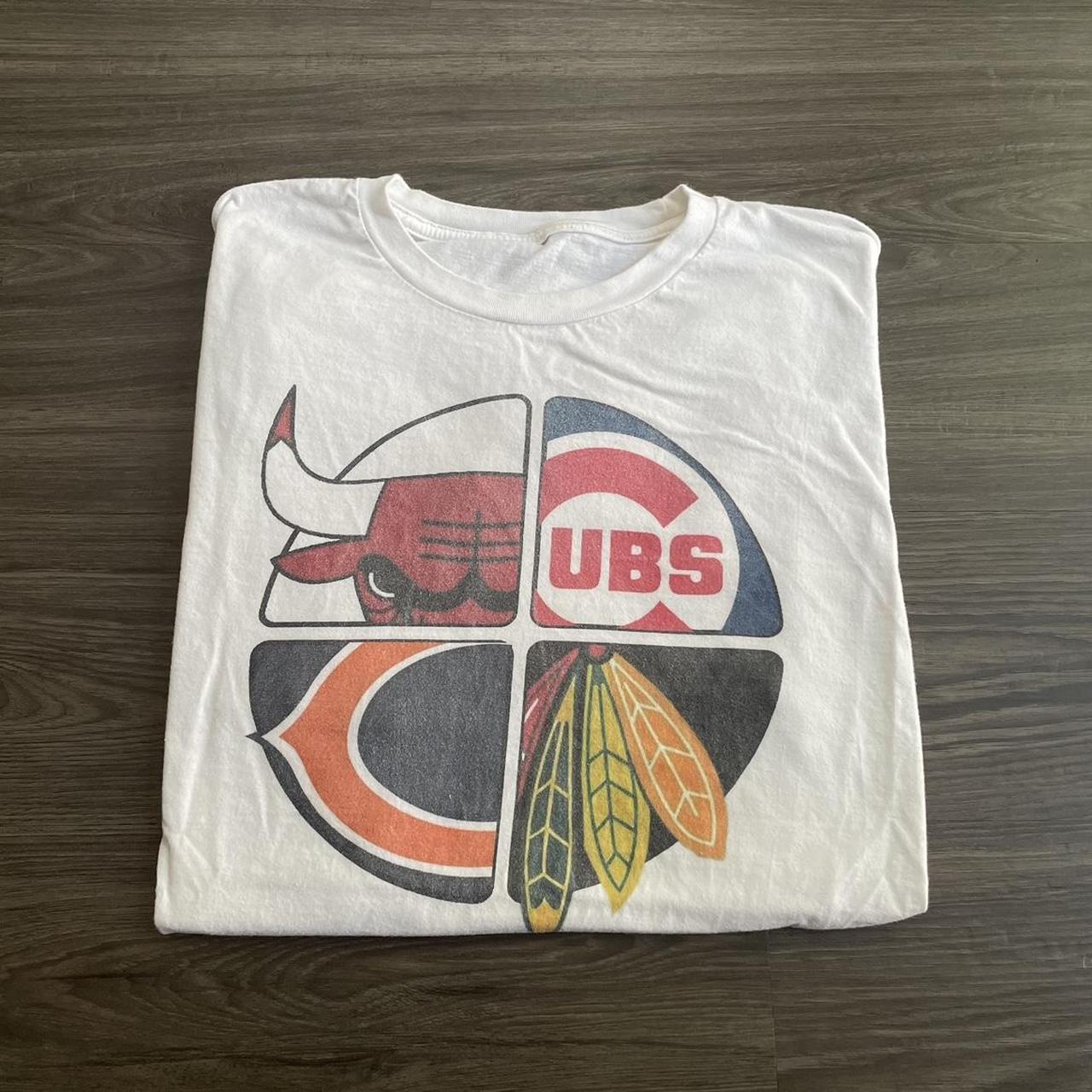 Essential Chicago sport teams Tshirt 21x27 inches... Depop