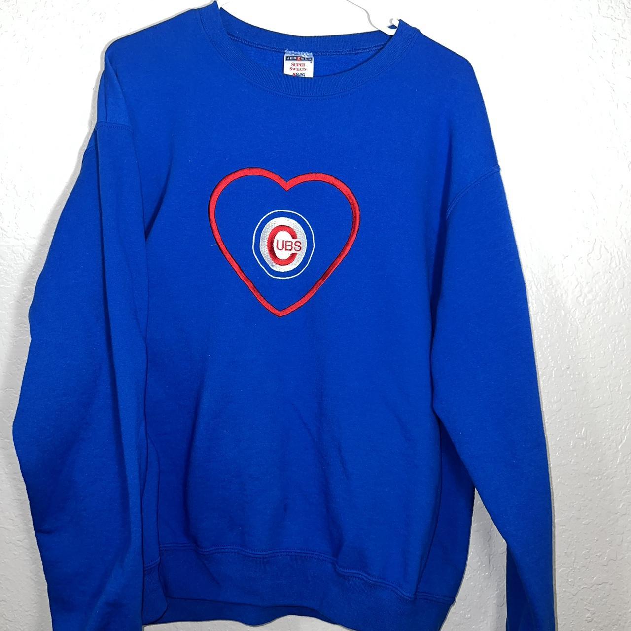 Green vintage Cubs crewneck - Depop