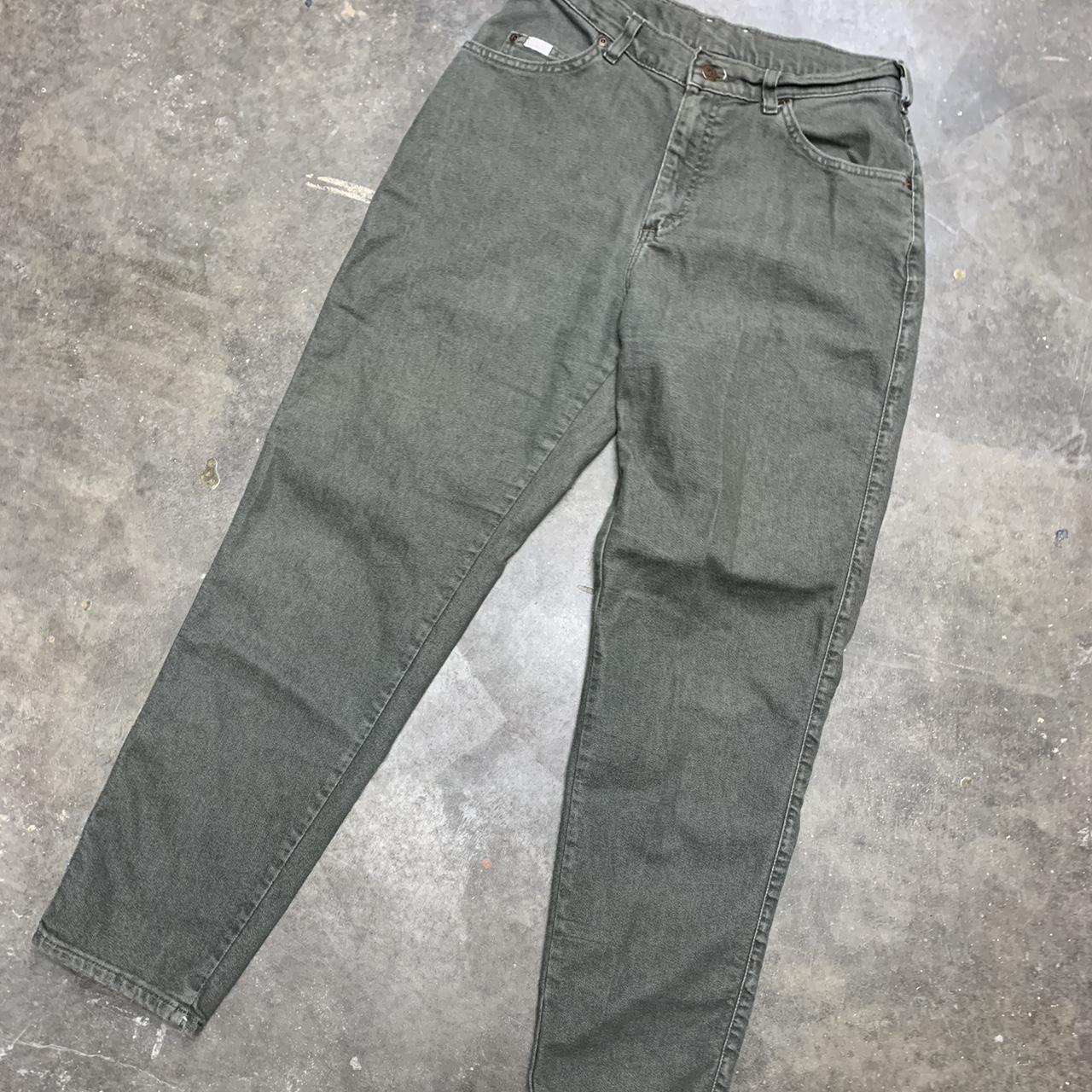 Lee Men's Green Trousers | Depop