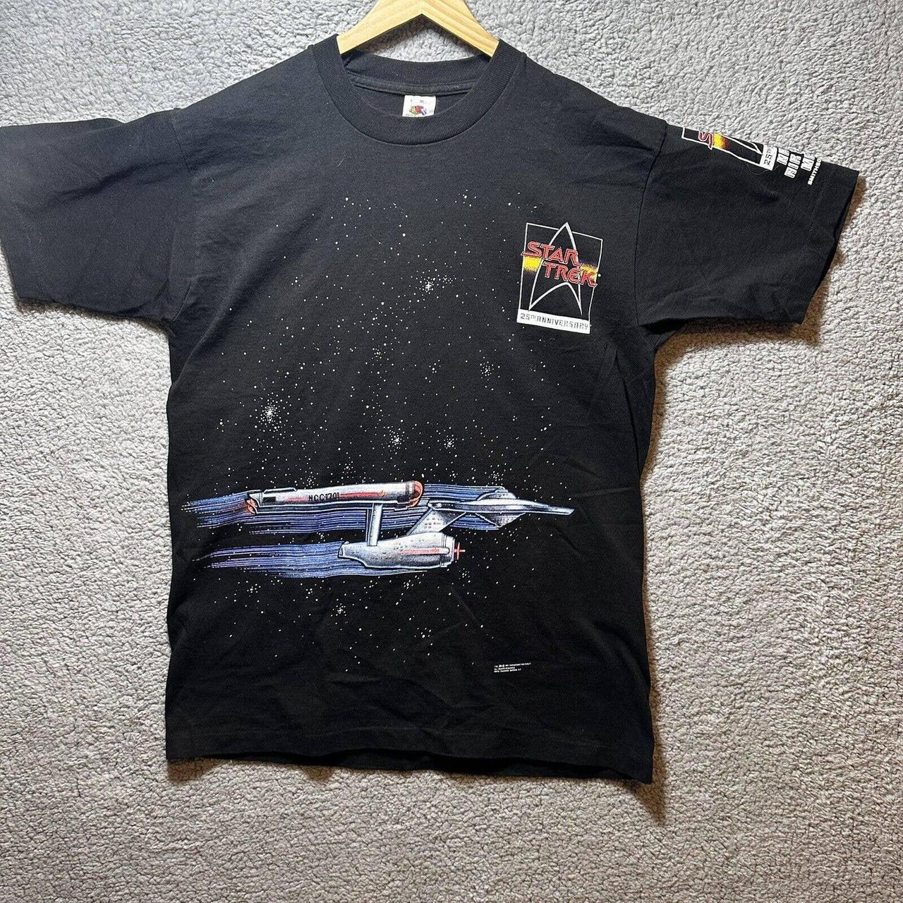 1991 star store trek 25th anniversary tee