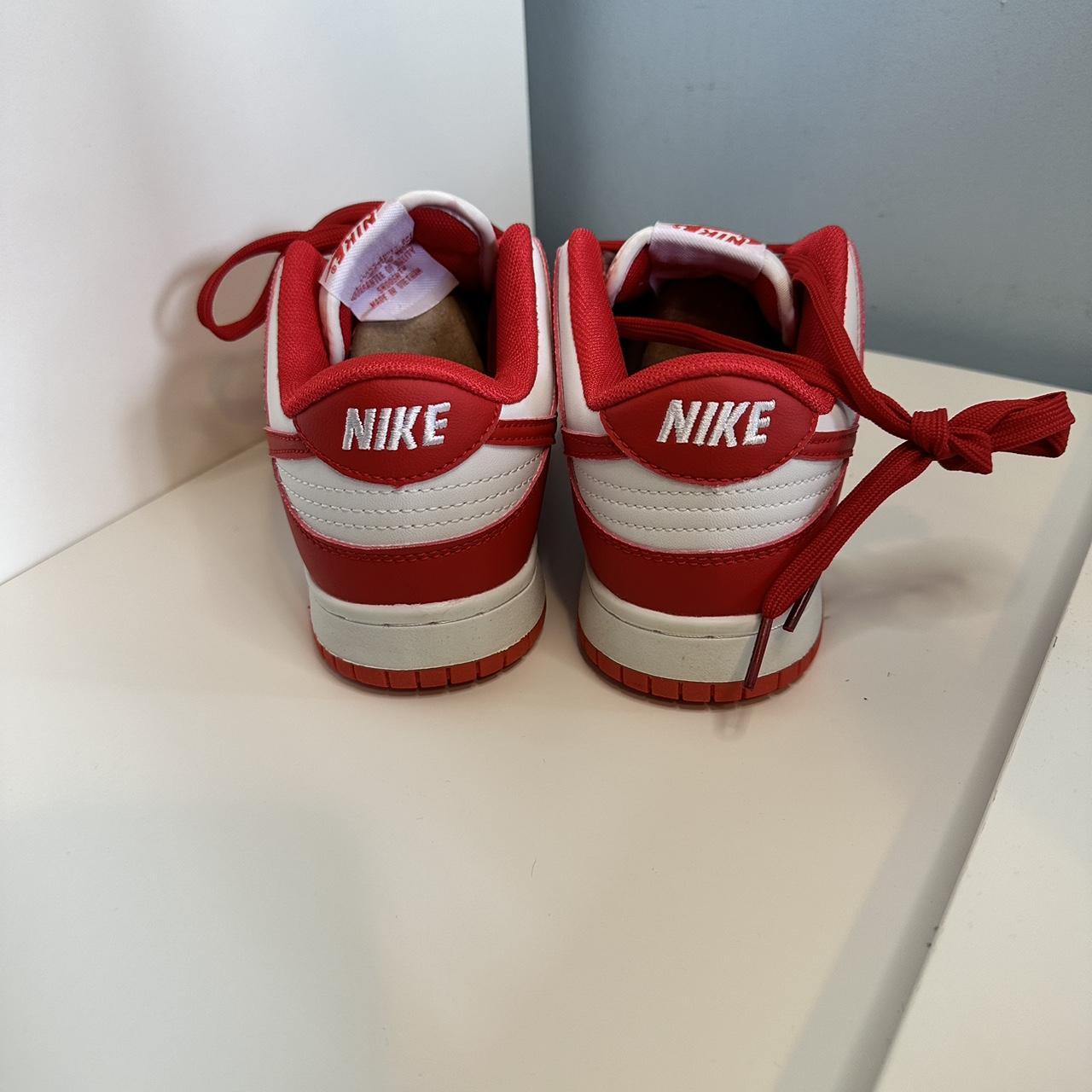 Red and white Nike woman’s shoes, size 5.5. Brand... - Depop