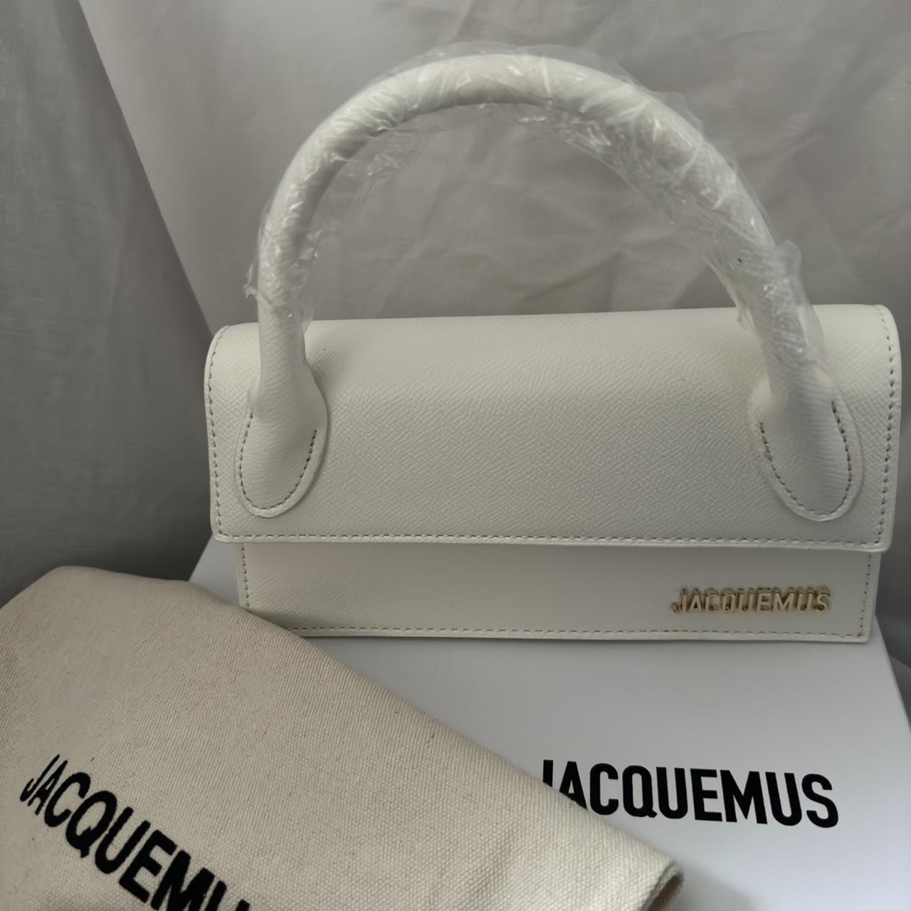 White Jacquemus bag, with original packaging and... Depop