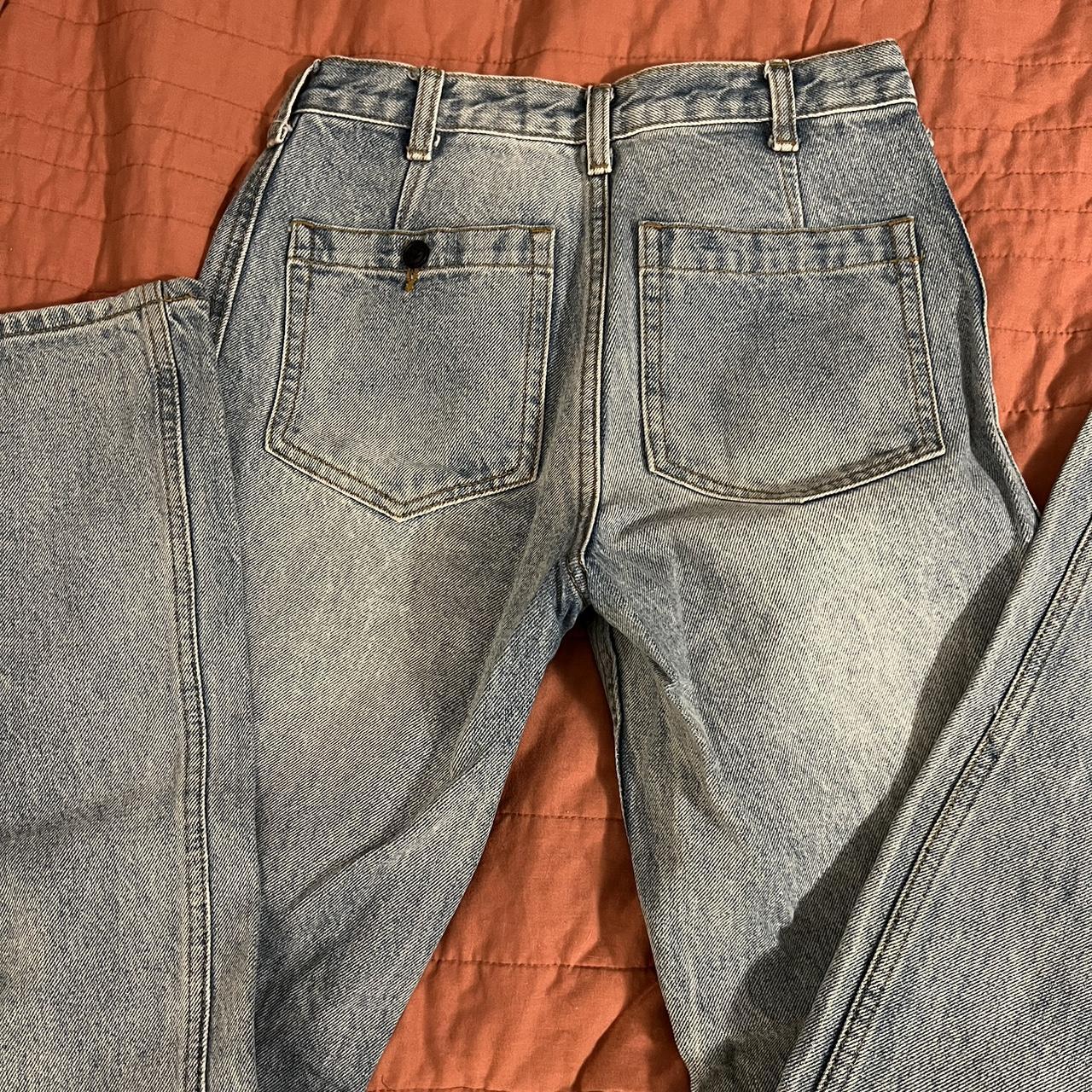 Brandy Melville Women's Blue Jeans Depop