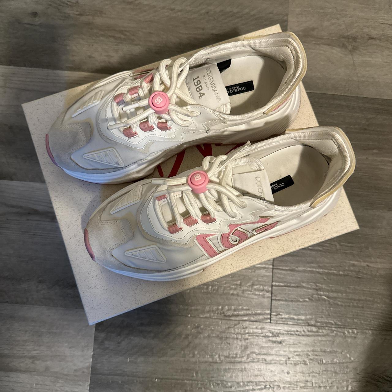 Dolce Gabbana Pink White worn good condition