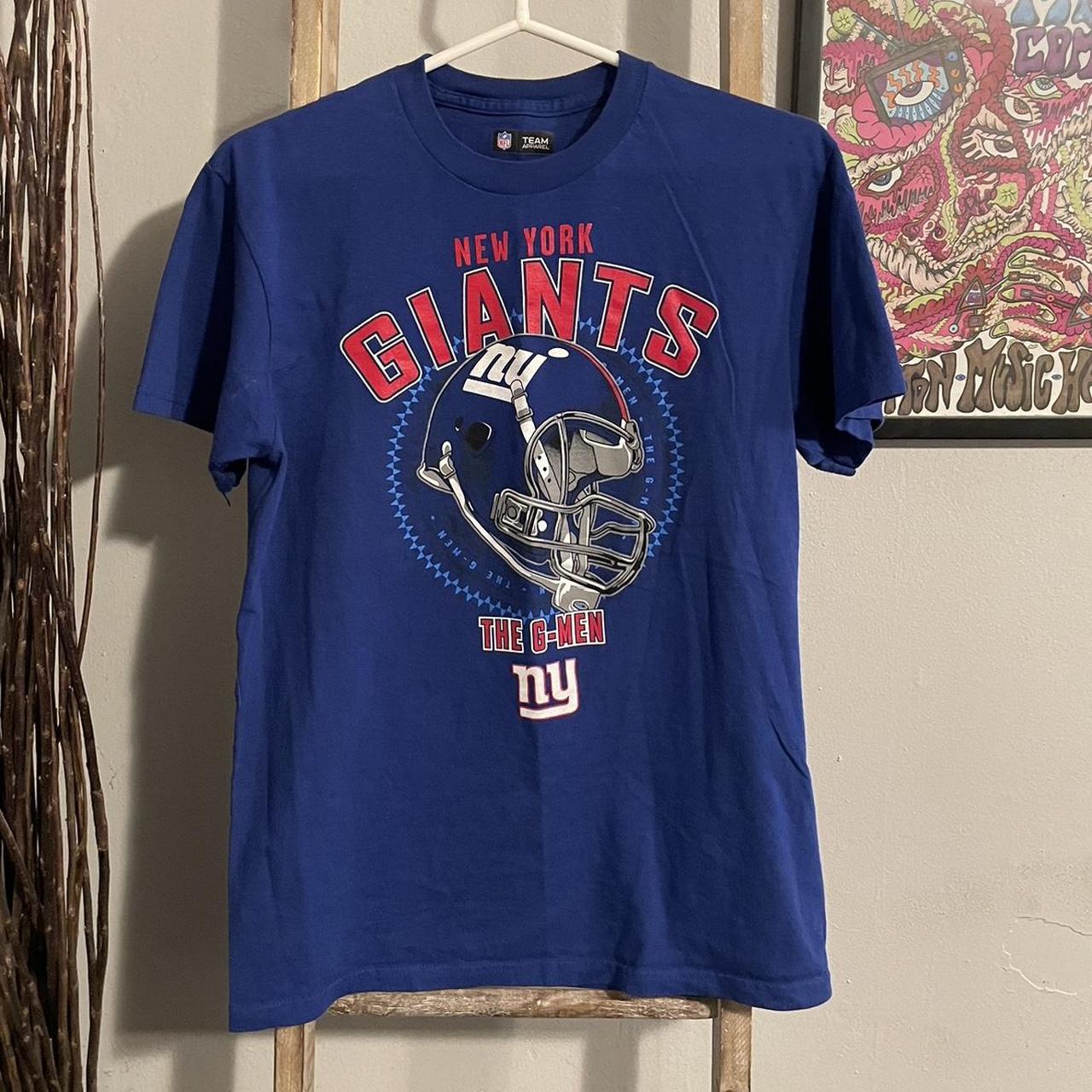 New York Giants NFL blue t-shirt from 2012 on NFL - Depop