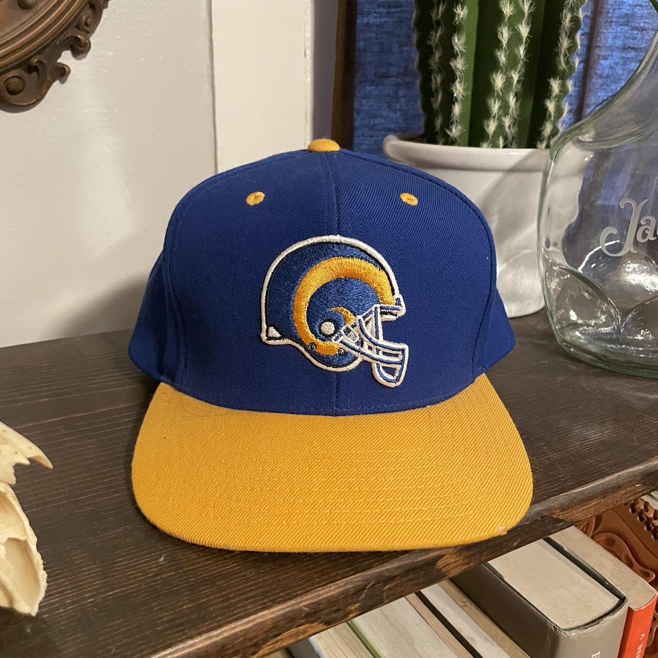 LA Rams old school Mitchell & Ness SnapBack hat. - Depop