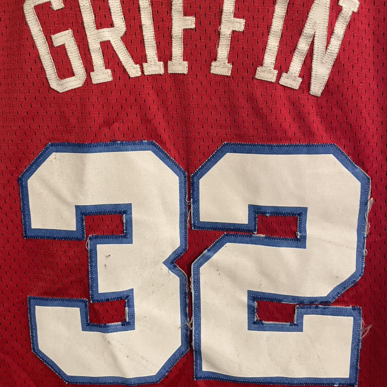 Vintage 00s White Adidas NBA Los Angeles Clippers Blake Griffin 32