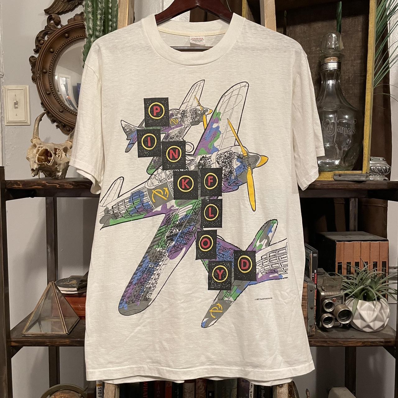 Rare Vintage 1987 Pink Floyd World Tour two sided | Depop