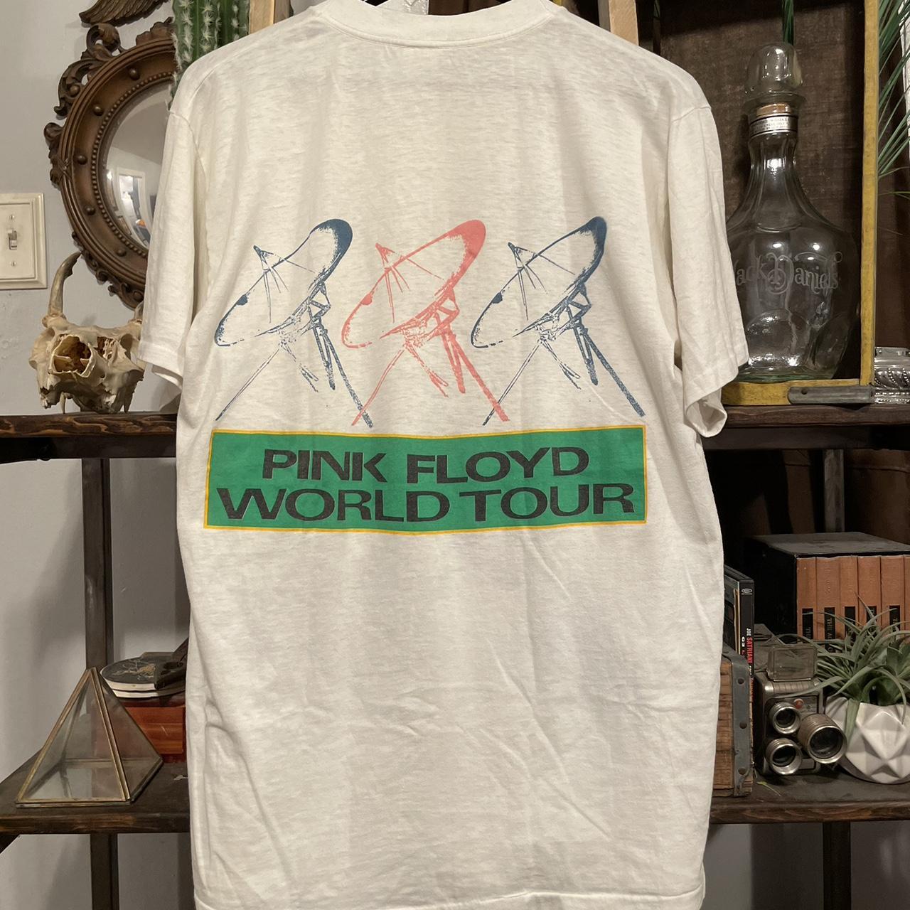 Rare Vintage 1987 Pink Floyd World Tour two sided | Depop