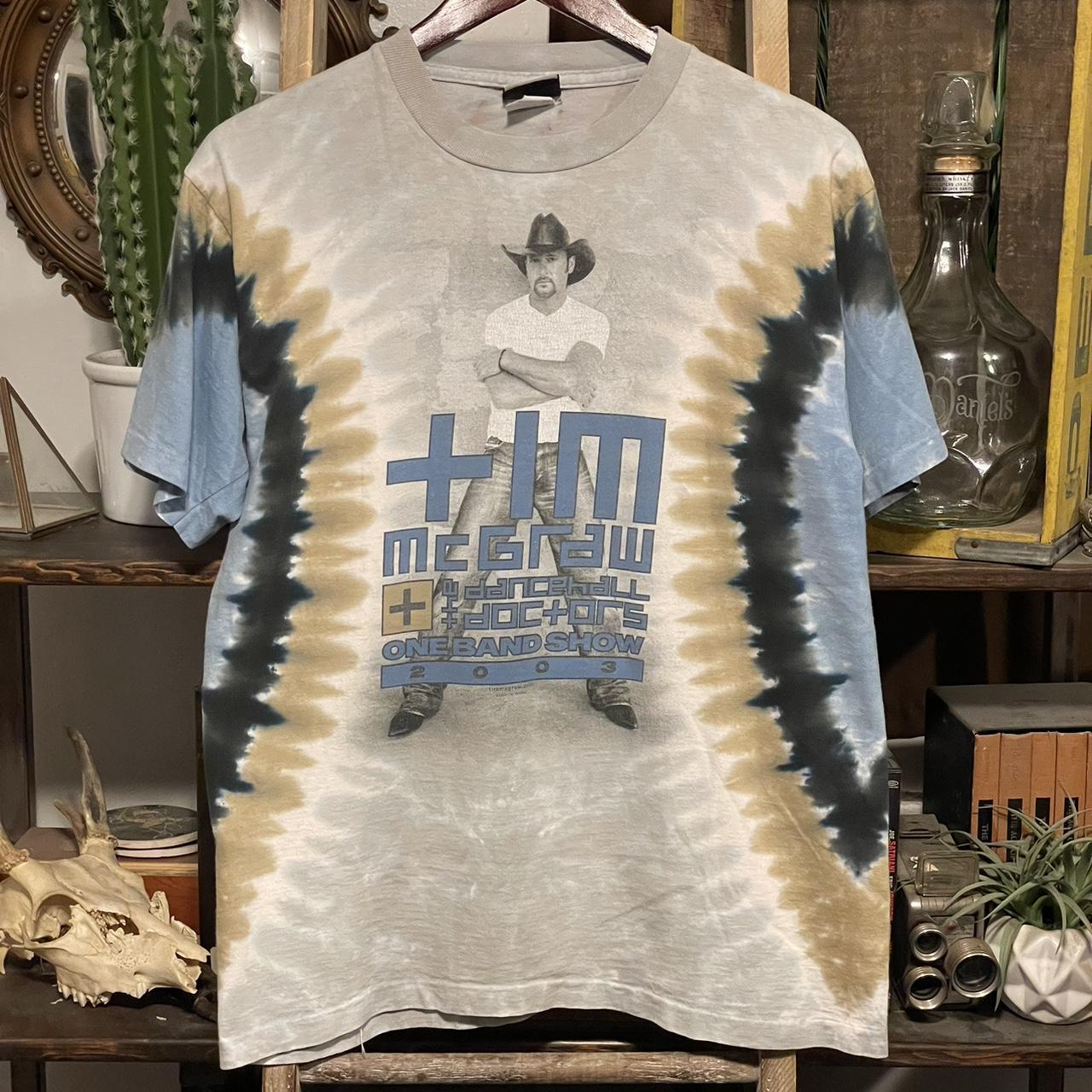 Vintage Liquid Blue The Who Tie Dye high quality T-Shirt Large Blue Single Stitch