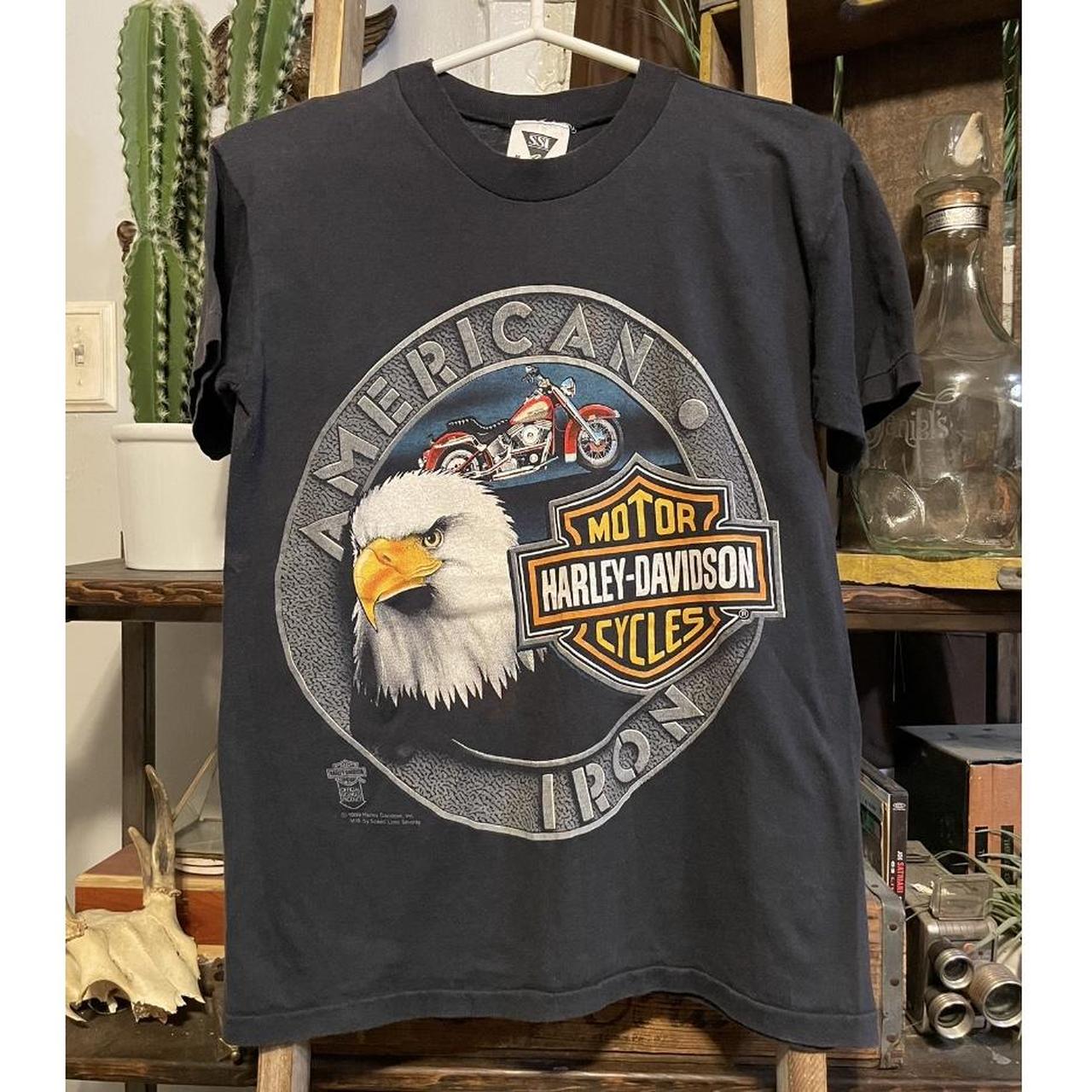 Vintage Single Stitch hotsell Harley Davidson Eagle 1989 T Shirt