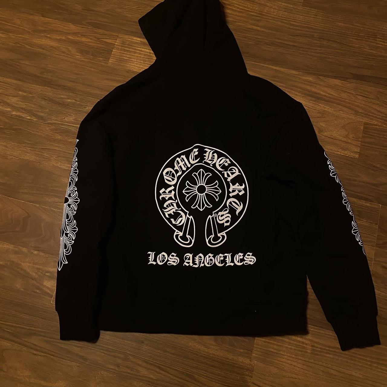 Chrome hearts zip up hoodie SEND OFFERS ONLY... Depop