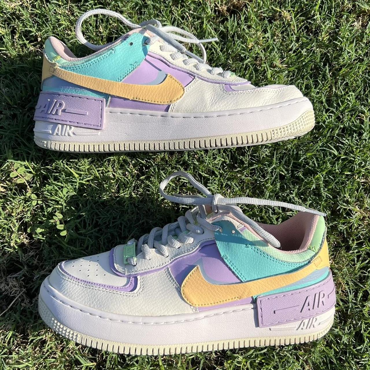 Nike Air Force 1 Shadow 'Pastel' Comes with 3 - Depop