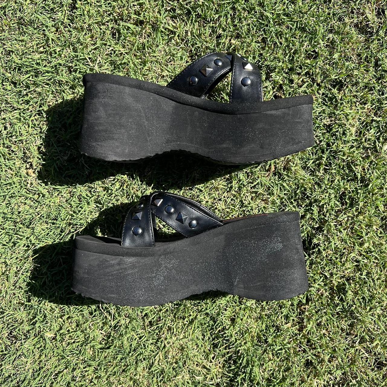 Demonia Women's Black Sandals (6)