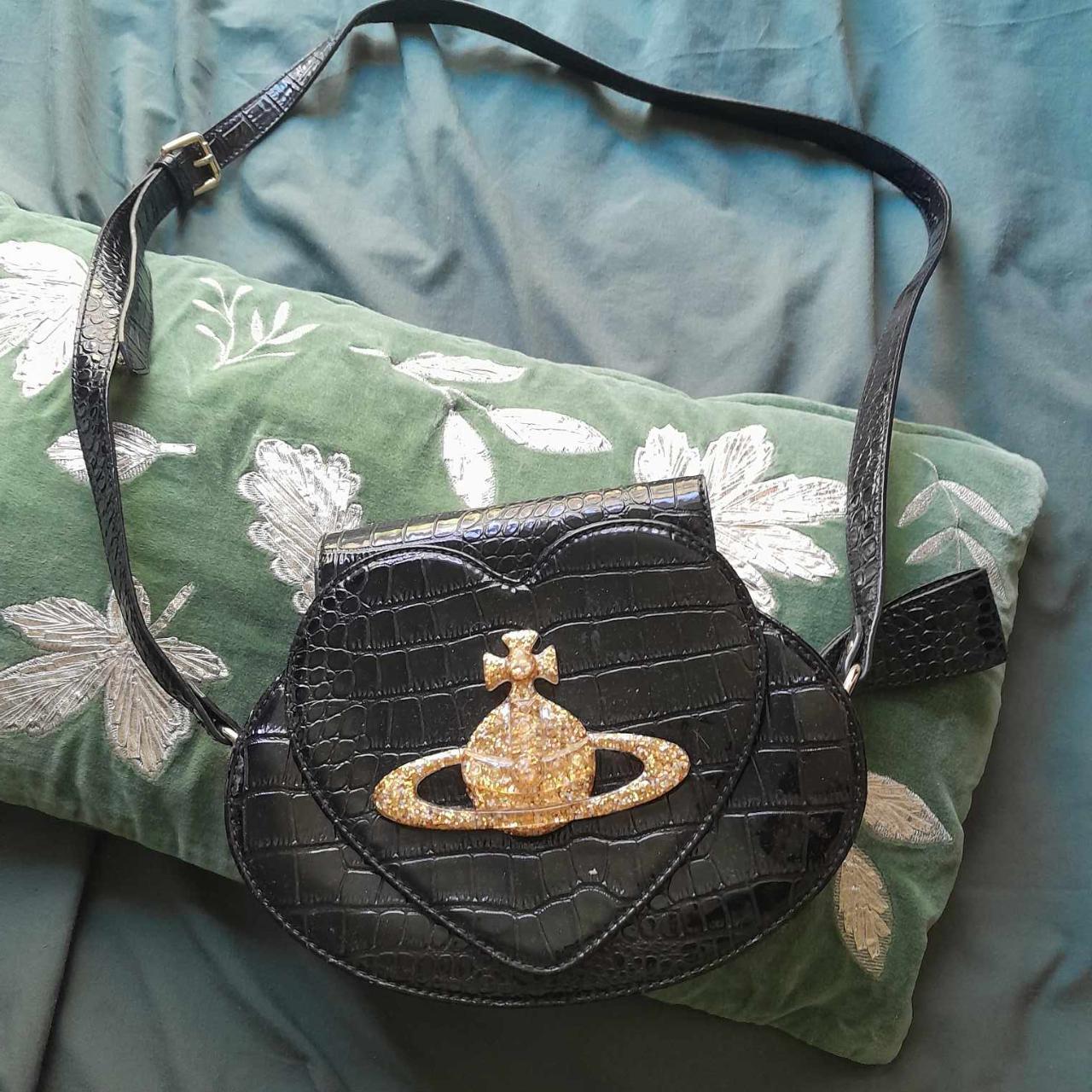 RARE Vivienne Westwood red felt heart shaped handbag | Depop