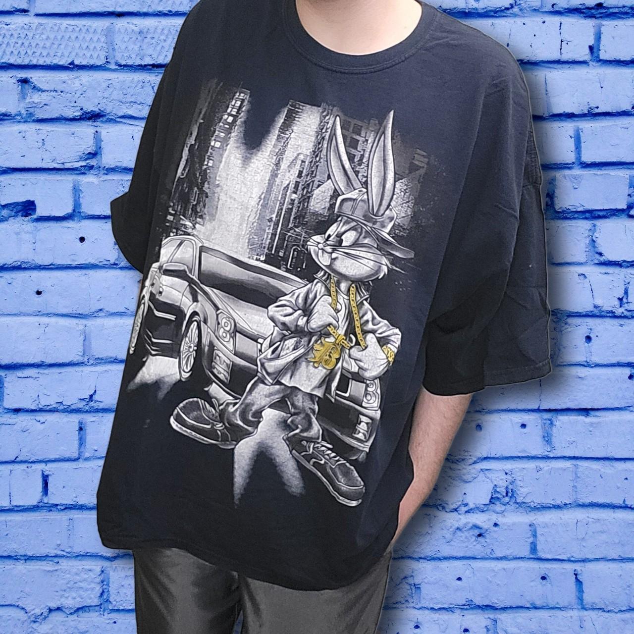 Vintage Gangsta Bugs Bunny Looney Tunes AOP Tee,