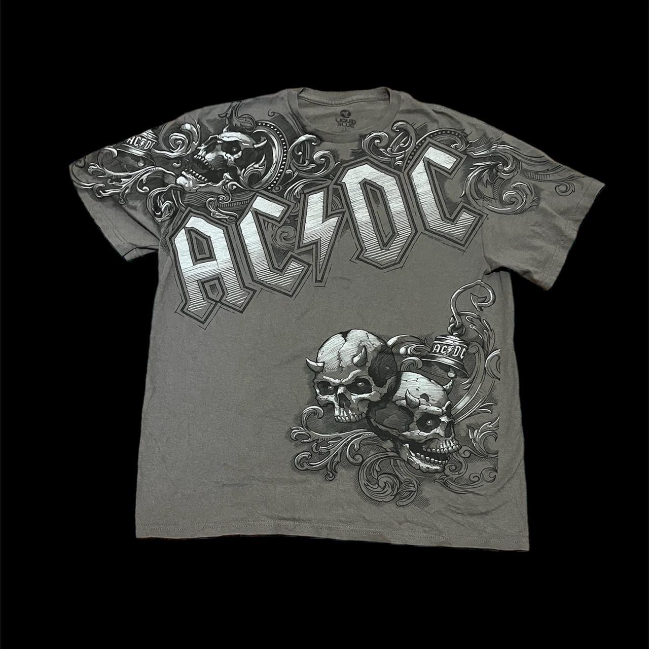 Liquid blue AC/DC shirt Size large good condition... - Depop