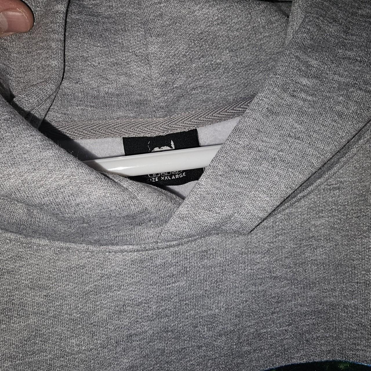 Like new worn once go try one MATTED BLACK HOODIE... - Depop