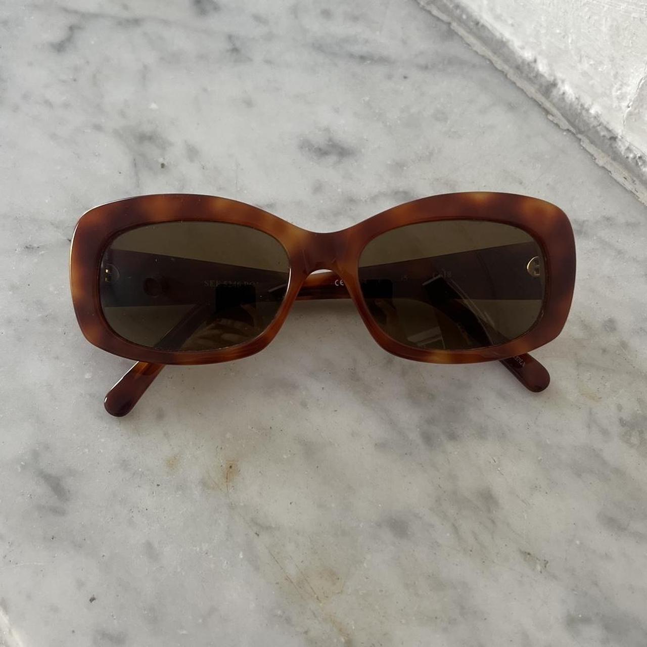 Vintage tortoise shell sunglasses. Really fun and... - Depop