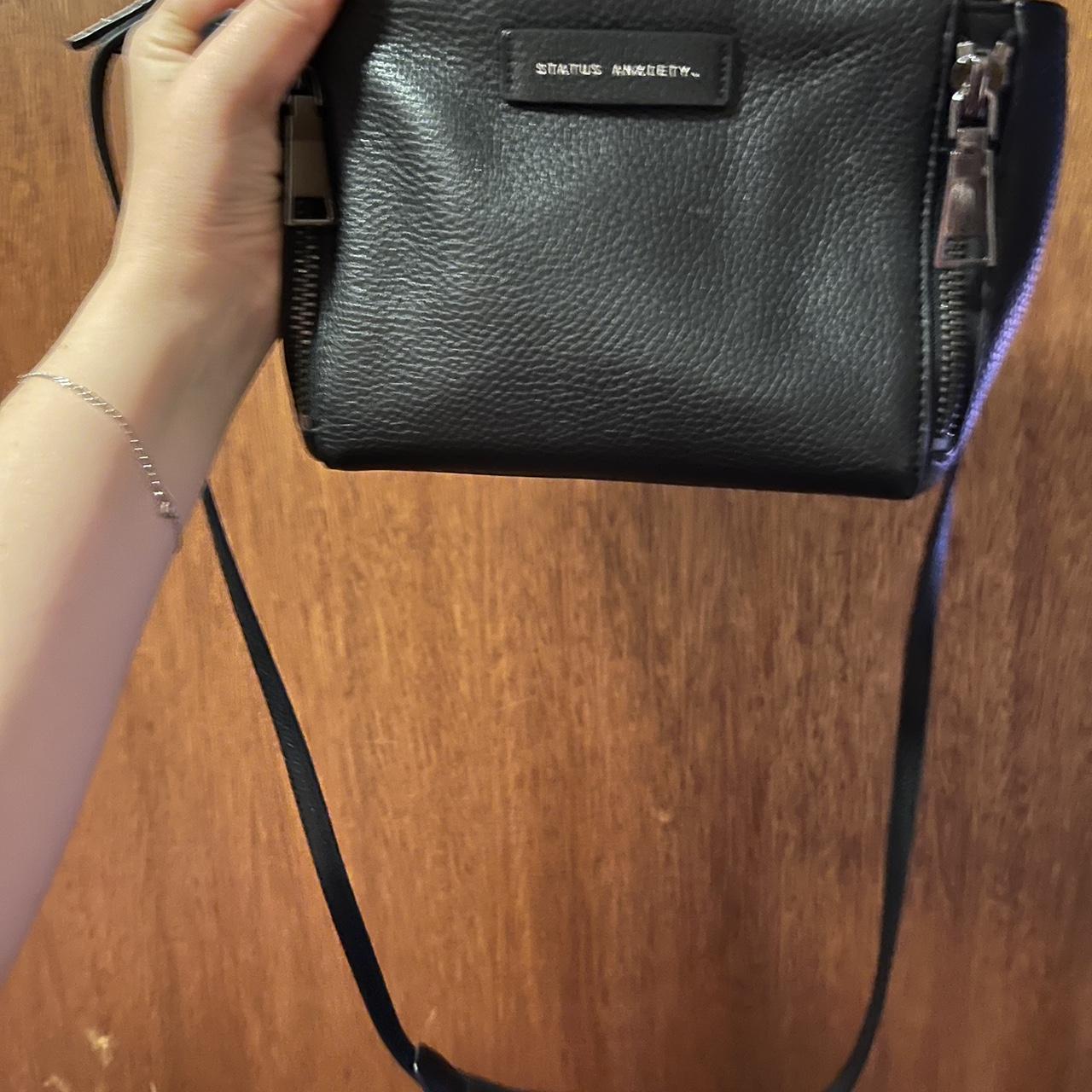 Status Anxiety the ascendants cross leather body... Depop