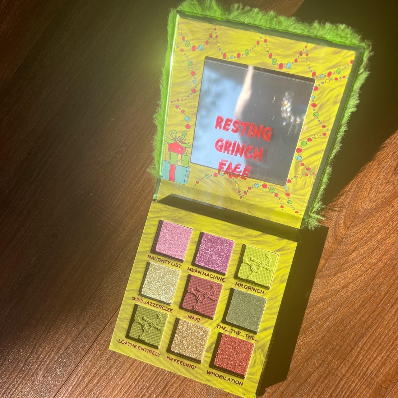 Revolution Green and Red Makeup Depop