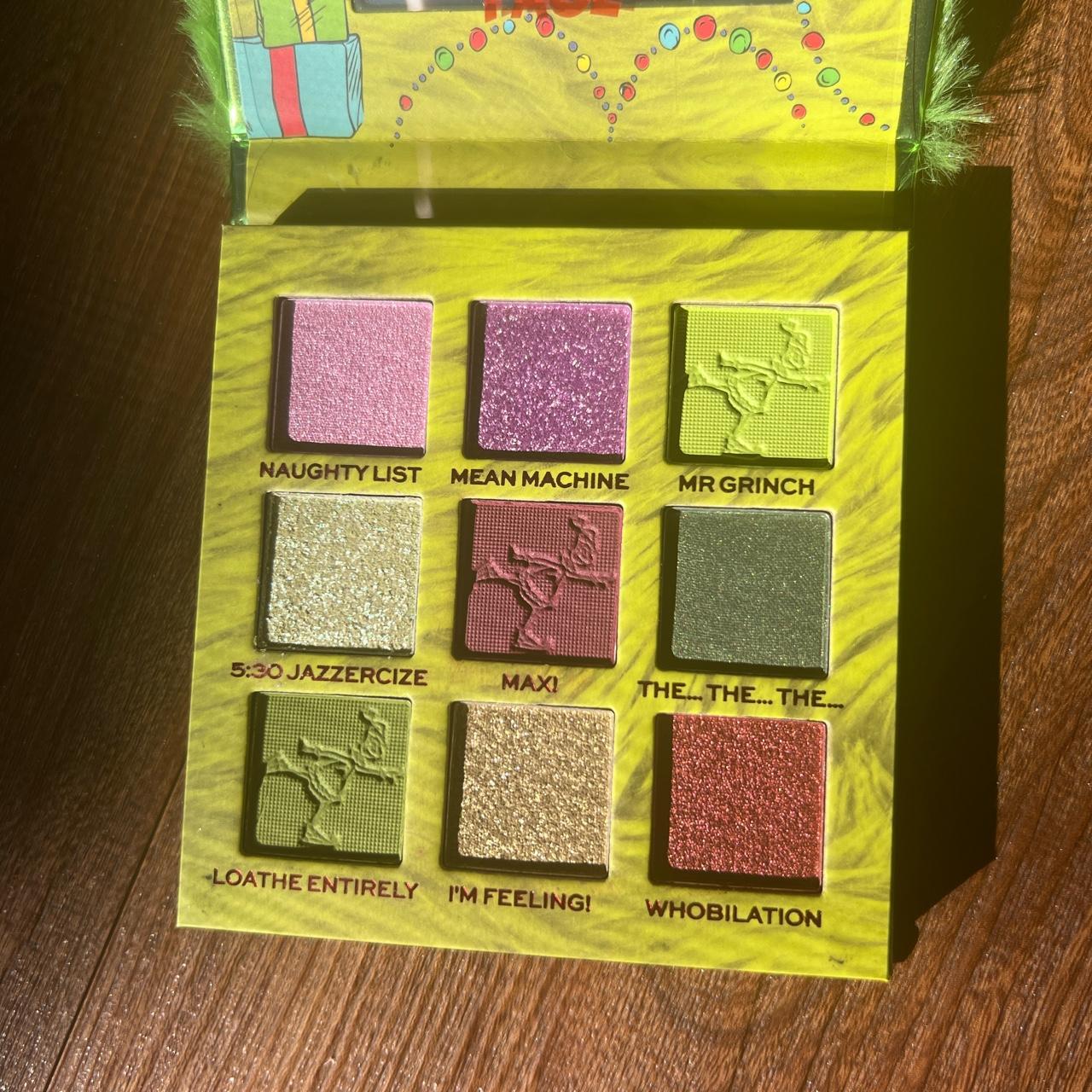 Revolution Green and Red Makeup Depop