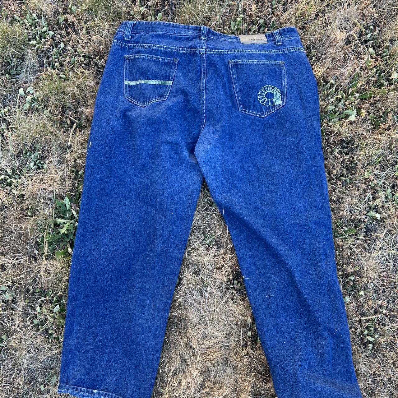 Akademiks Men's Jeans Blue/Navy L – Blue akademiks straight