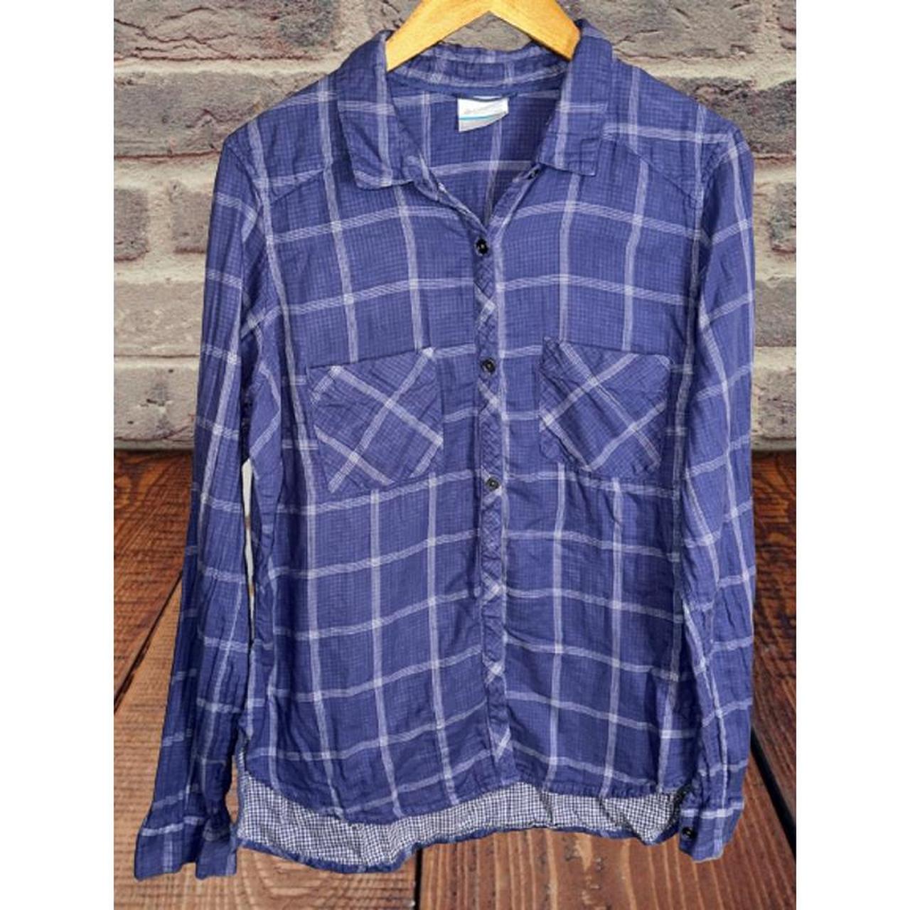 Columbia Sportswear Women's Blue Blouse | Depop