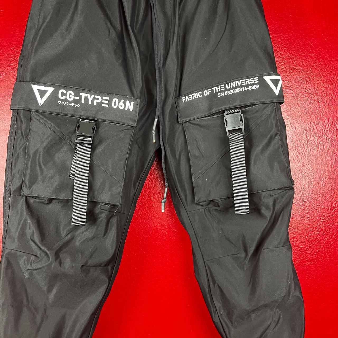 CG-Type 06N Black Cargo Pants - Fabric of the Universe