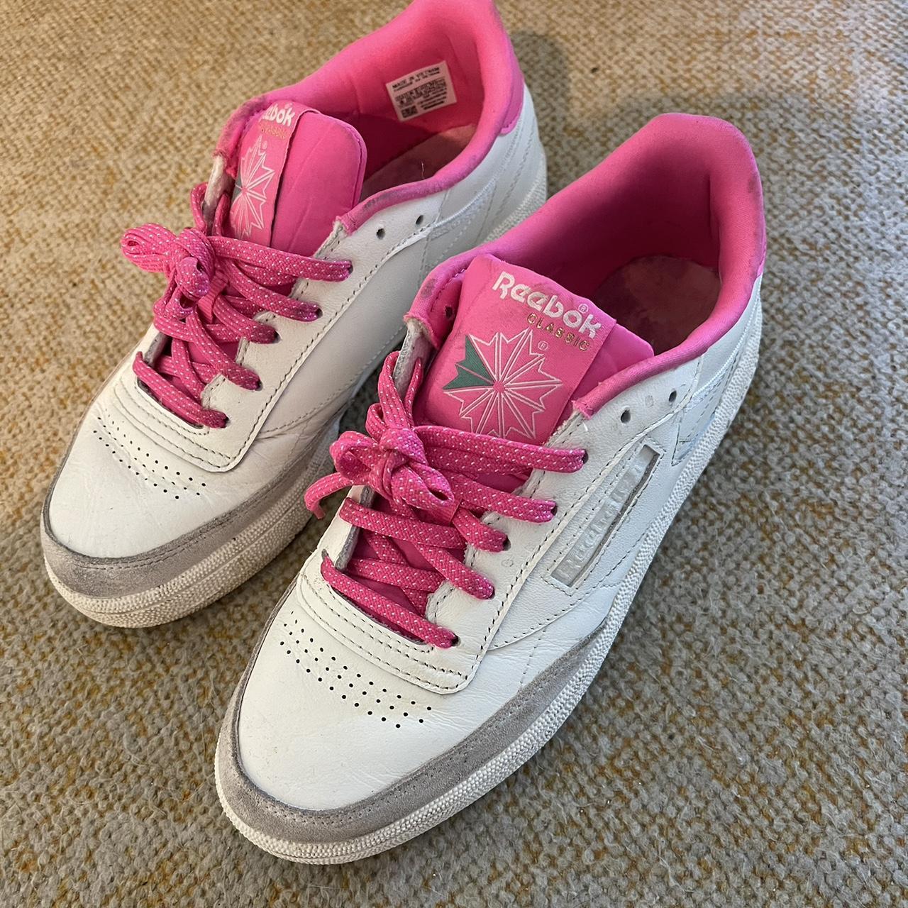 pink reeboks