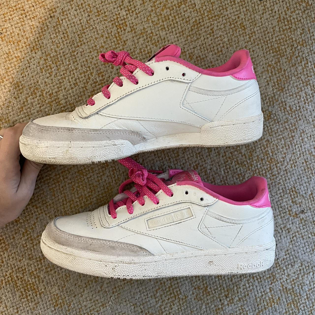 pink reeboks
