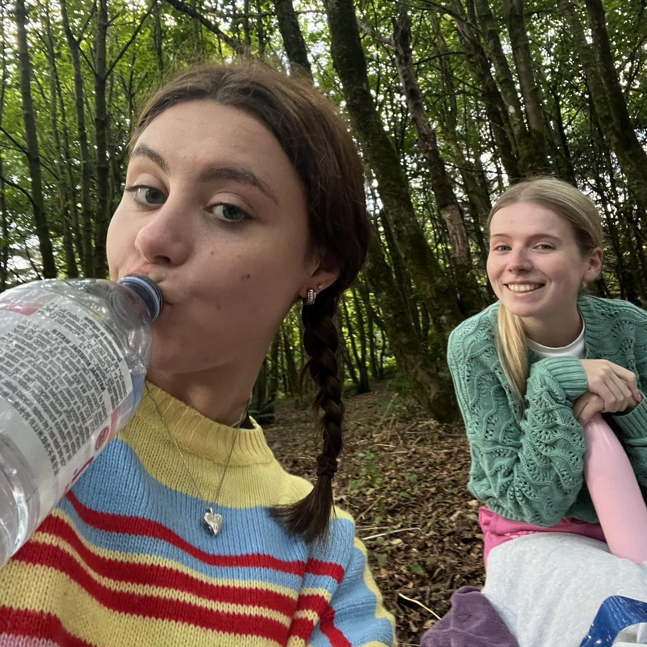 Rainbow jumper oversized fit One of my favourites Depop