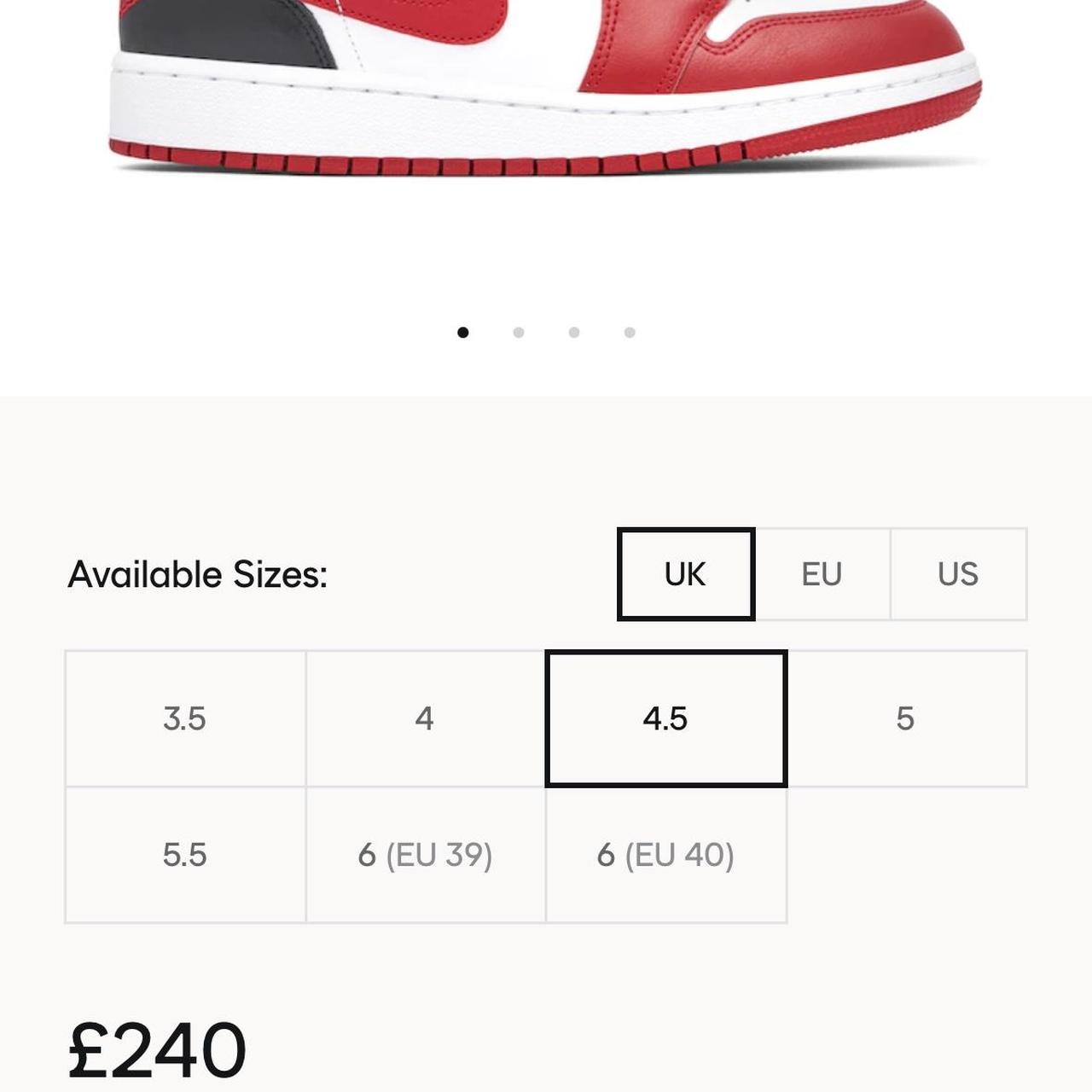 Jordan 1 low bulls gs crep protect white pen has depop