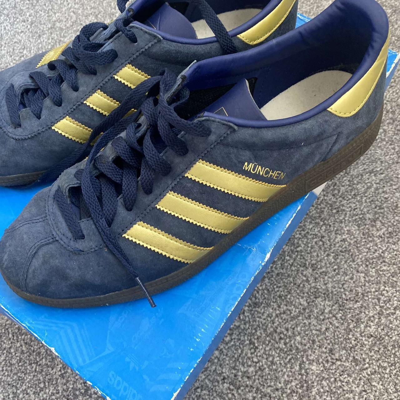 Mens adidas munchen blue and gold uk size 9 in. Depop