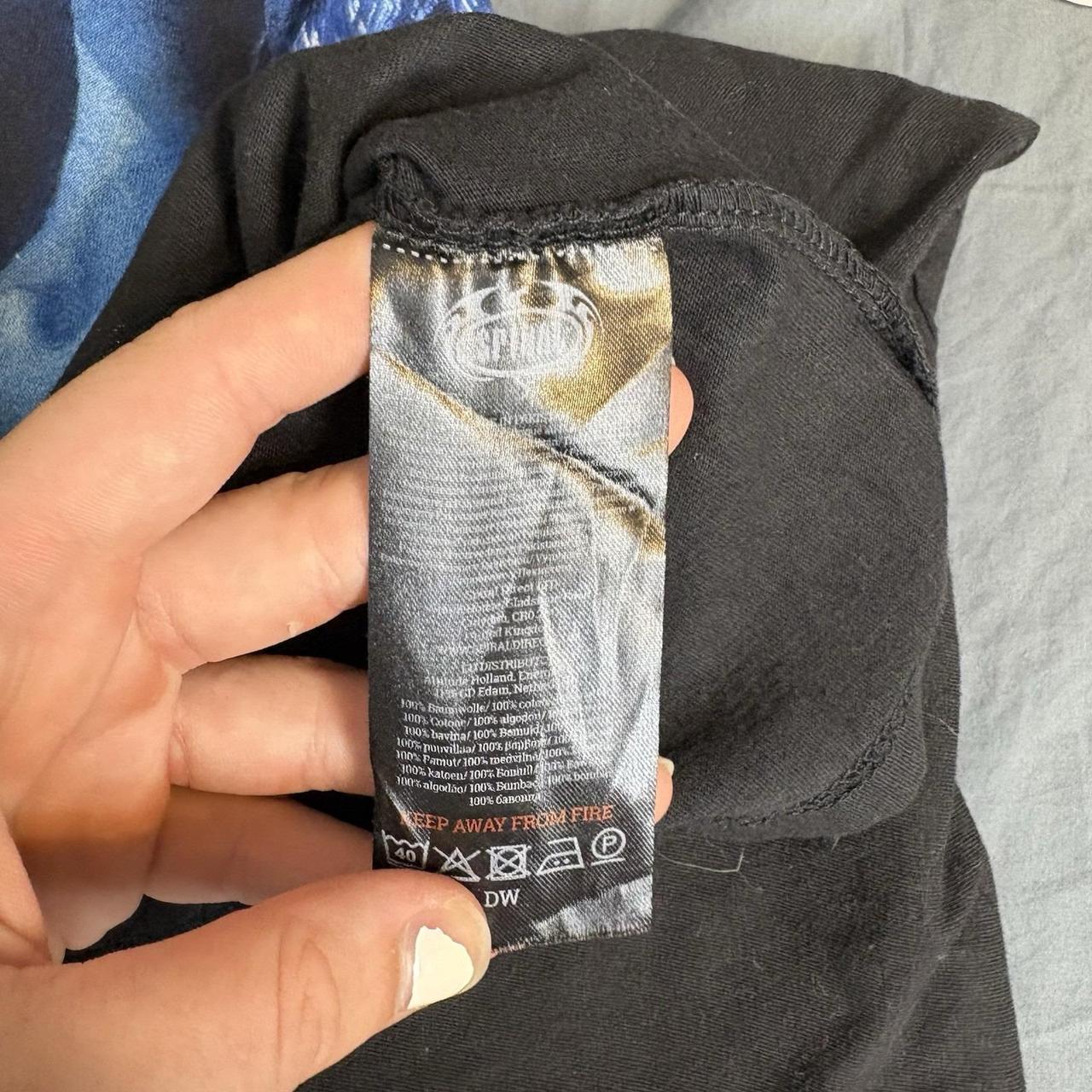 Vintage Men's T-shirt - Black - L – Vintage Y2K 2… - image 4