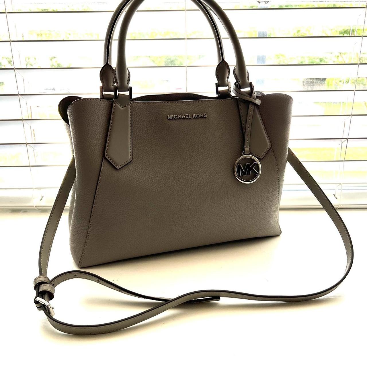 MICHAEL KORS Kimberly Large Satchel Pearl