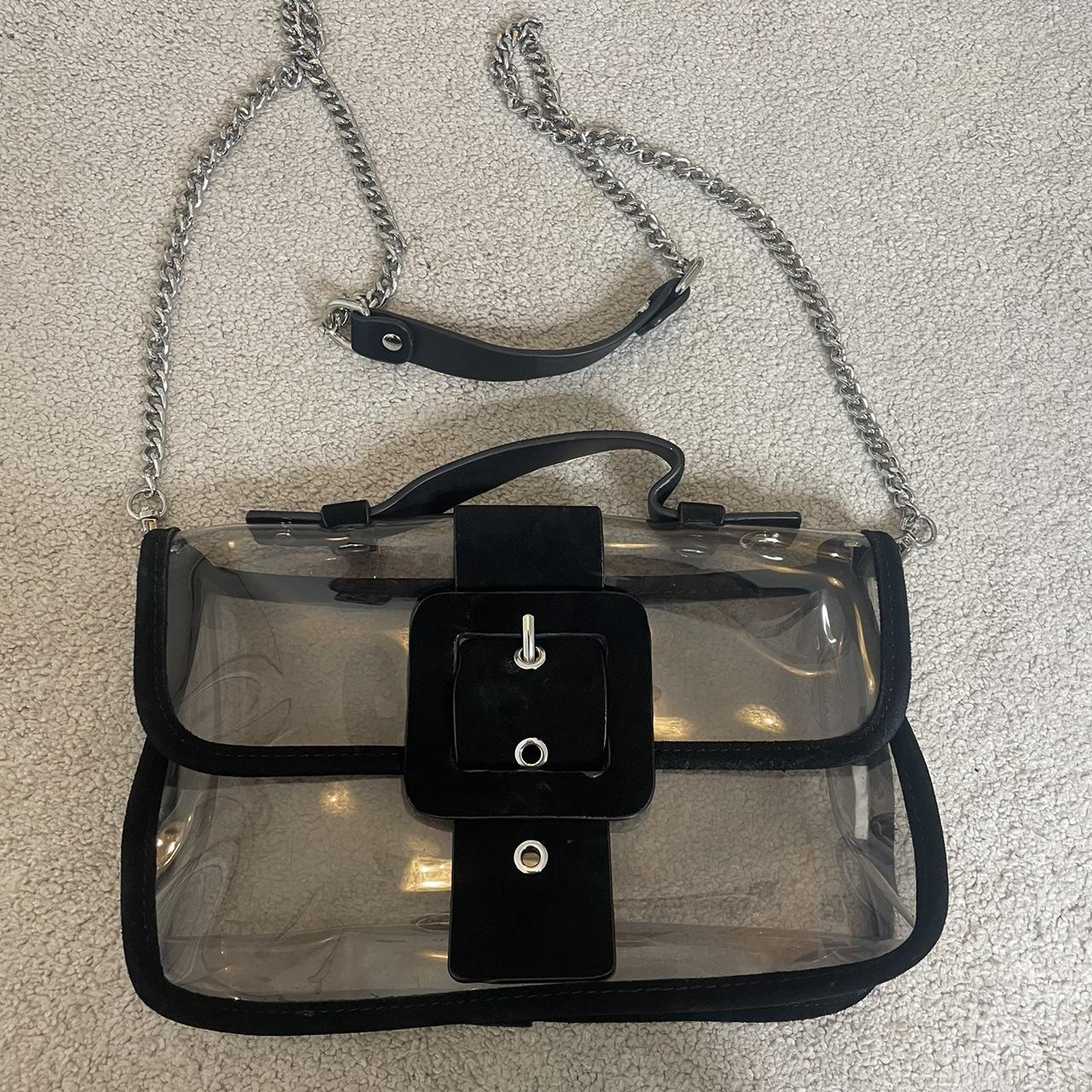 Perspex clutch bag outlet zara