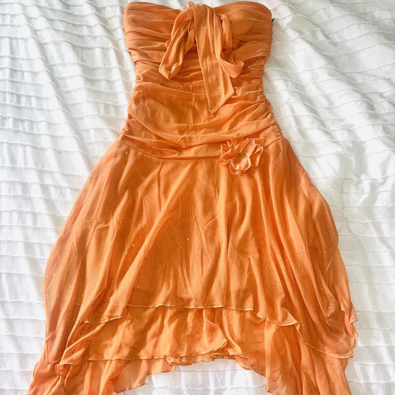 Women's Orange Dress | Depop