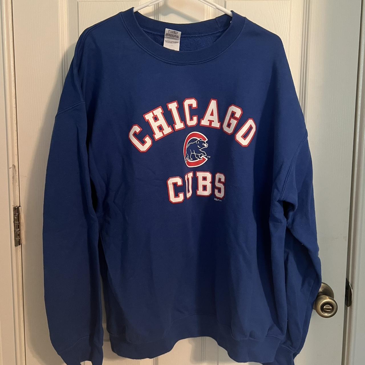 Essential Mitchell & Ness Chicago Cubs Sweatshirt - Depop