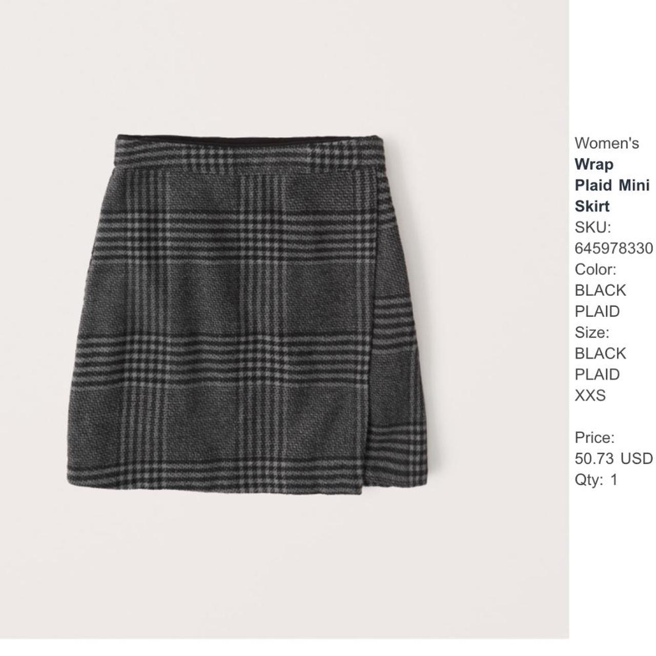 Plaid mini skirt abercrombie hotsell