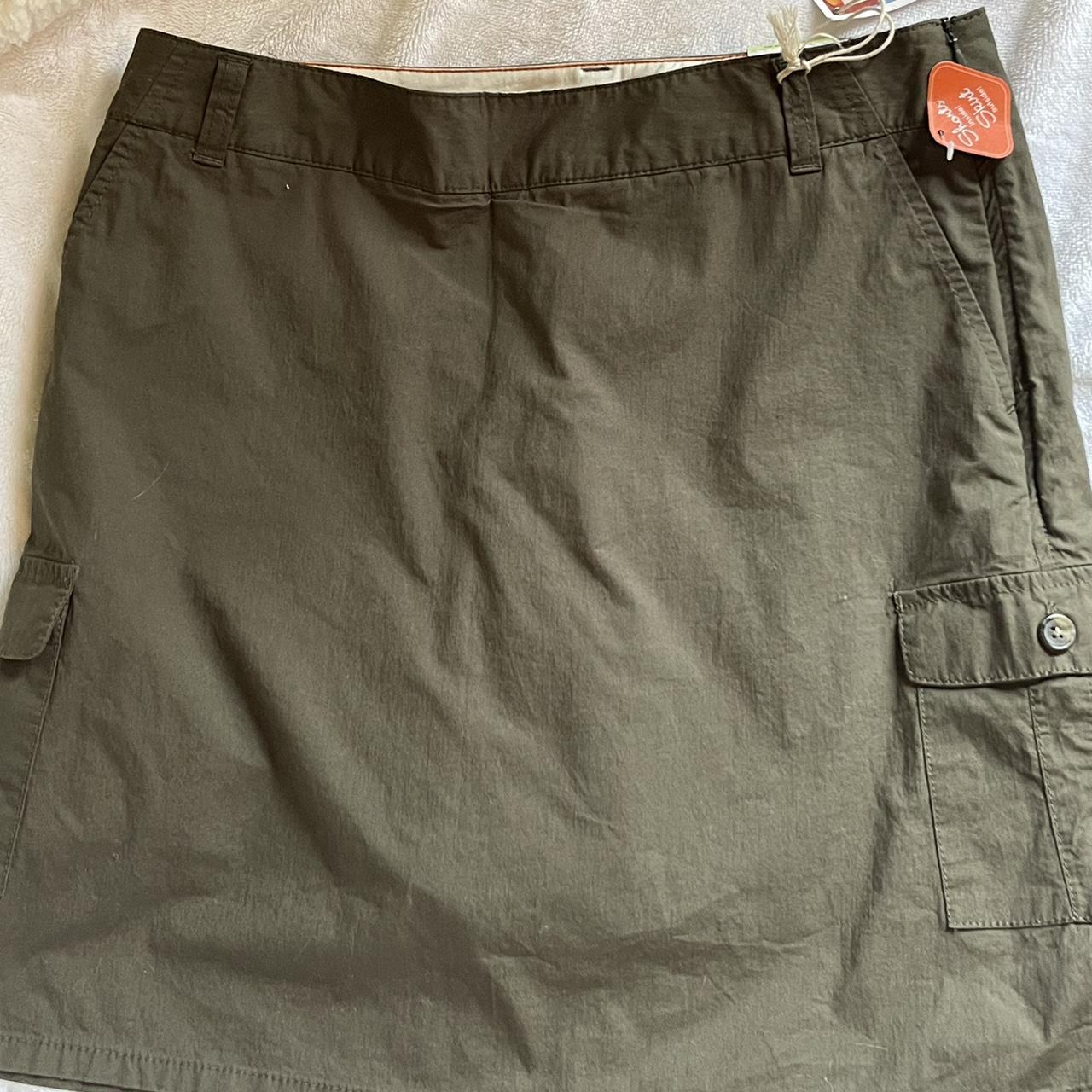 Dockers Women's Khaki Skirt | Depop