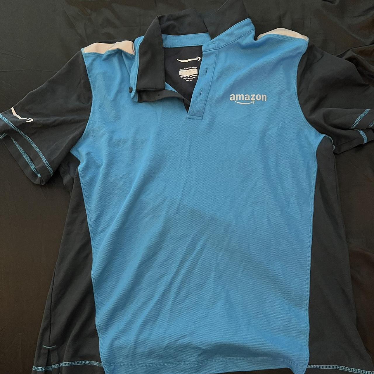amazon employee polo shirt size L pretty silly... - Depop