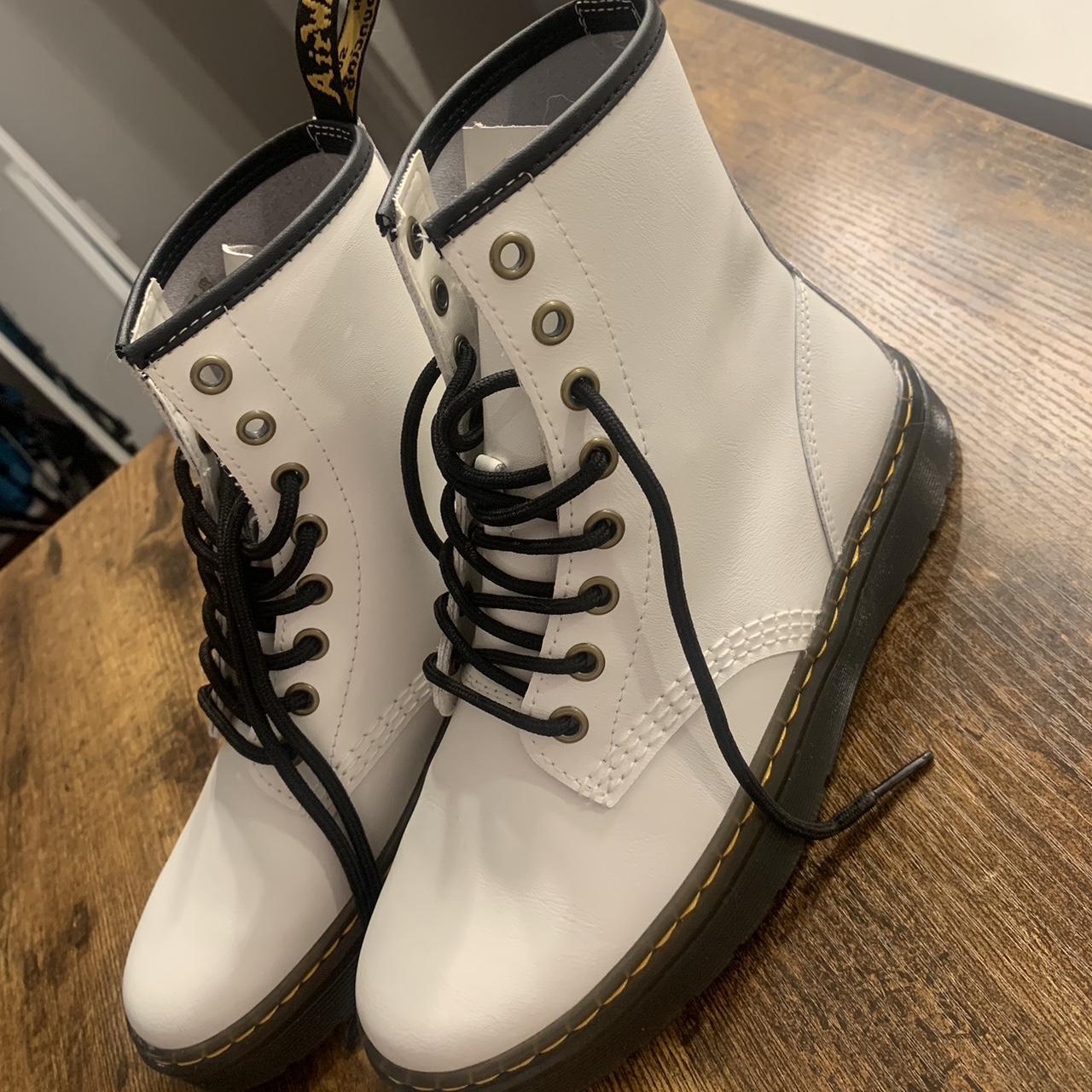 mens doc martens white