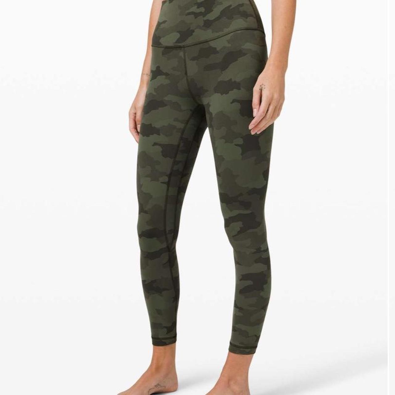 Lululemon Align Pant II 25 Leggings Camo Green - Depop