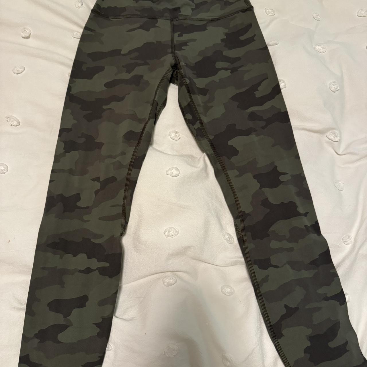 Camo Green Lululemon Align Pant II 25 - Depop