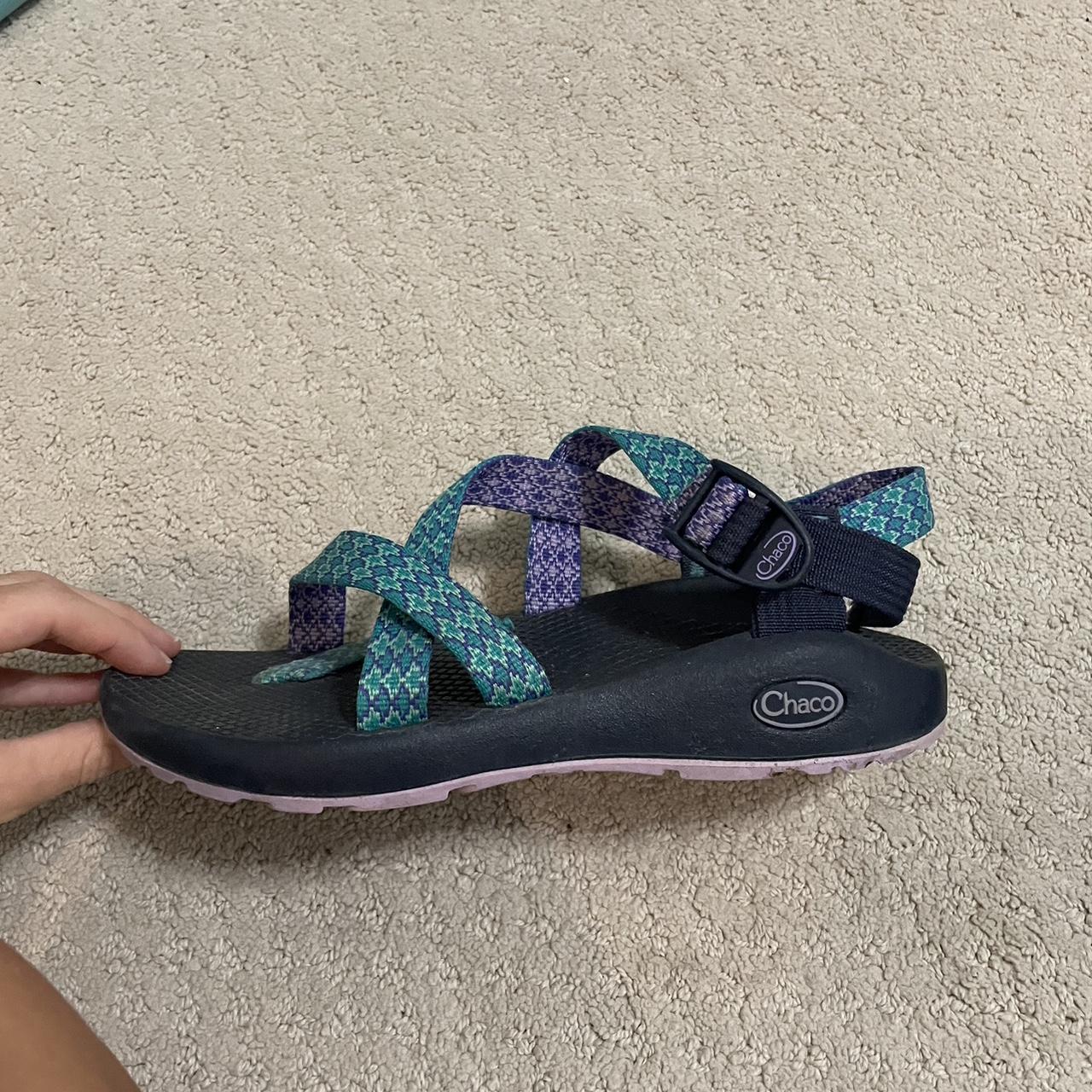 purple chacos