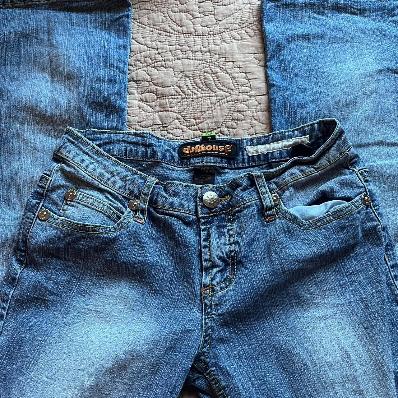 dollhouse low rise flared jeans Depop