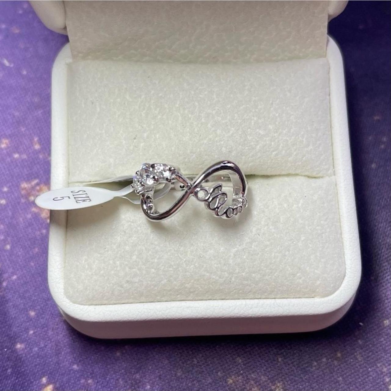 Women's Ring - Silver – Infinity mom ring, Sterli… - image 1