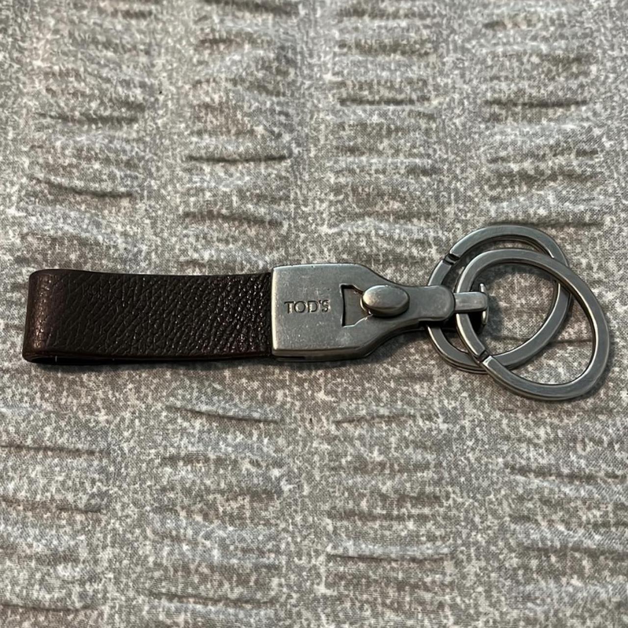 Tod's Leather Keychain In very good used... Depop